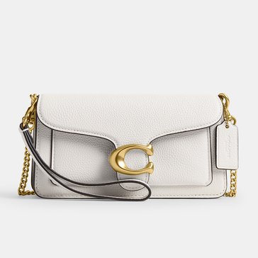 COACH Polished Pebbled Leather Tabby Chain Crossbody 19