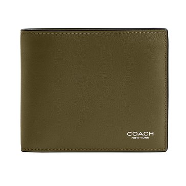 COACH 3 In 1 Wallet In Natural Full-Grain Leather
