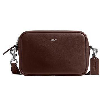 COACH Radio Camera Bag In Natural Full-Grain Leather
