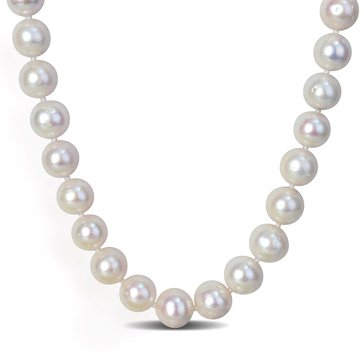 Sofia B. Men's 9-9.5mm Off-Round Cultured Freshwater Pearl Necklace