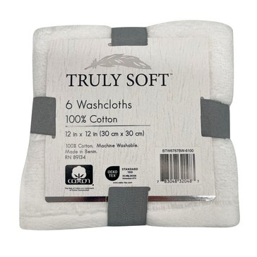 Truly Soft 6-Piece Washcloth Bundle