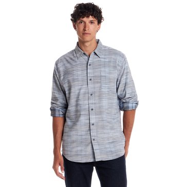 Weatherproof Men's Long Sleeve Space Dye Corduroy Shirt 