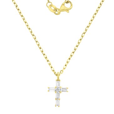 Lulea CZ Cross Pendant