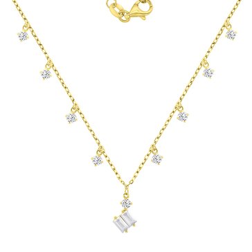 Lulea CZ Shaker Necklace