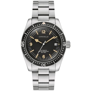 Caravelle Men's Sea Hunter Automatic Vintage Sport Bracelet Watch