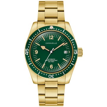 Caravelle Men's Sea Hunter Vintage Sport Bracelet Watch