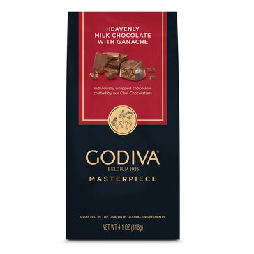 Godiva Masterpiece Milk Chocolate Ganache Bag, 4.10oz