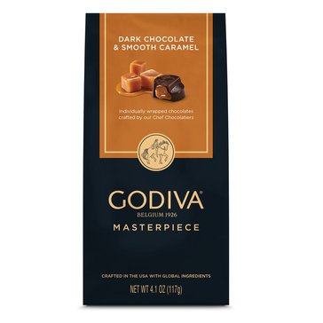 Godiva Masterpiece Dark Chocolate & Caramel Bag, 4.10oz