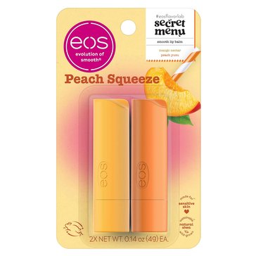 eos Peach Squeeze Secret Menu Smooth Lip Balm Stick