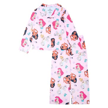 Disney Baby Girls' Princess Coat 2-Piece Pajama Set