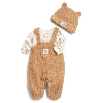 Wanderling Newborn Boys' Sherpa Jumper Set, 3-Piece