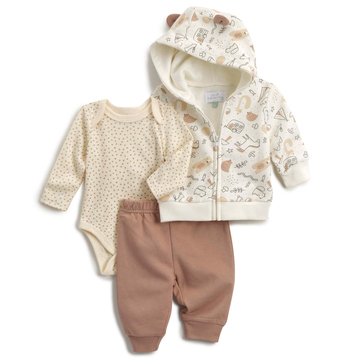 Wanderling Infant Boys' Fleece Jacket Set, 3-Piece