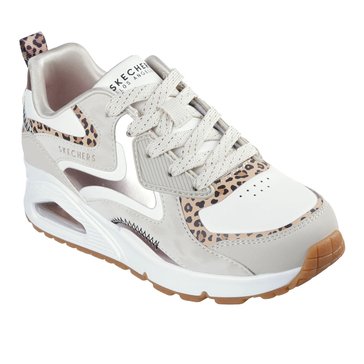 Skechers Little Girls' Uno Gen1 Leopard Surge Sneaker
