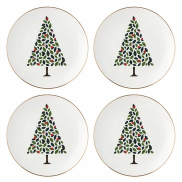 Lenox Evergreen Accent Plates, Set of 4