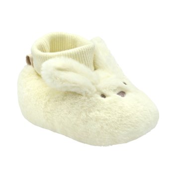 Carter's Infant Girls' Faux Fur Bunny Slipper