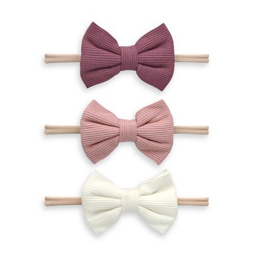Carter's Baby Girls' Large Bow Headwrap, 3-Pack