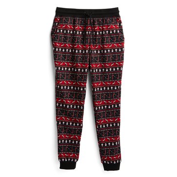 ADTN Men's Candy Cane Sherpa Fleece Joggers
