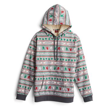 ADTN Men's Yeti Holiday Hood Sherpa Pullover Hoodie