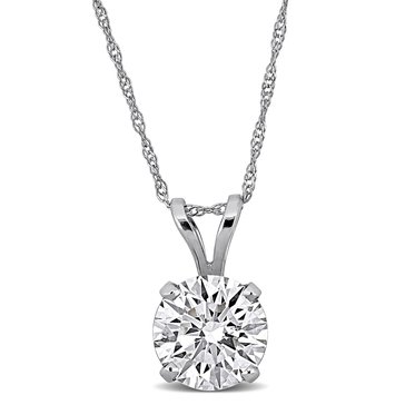 Created Forever 2 cttw Lab Grown Diamond Solitaire Pendant