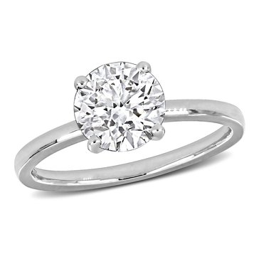 Created Forever 2 cttw Lab Grown Diamond Solitaire Ring