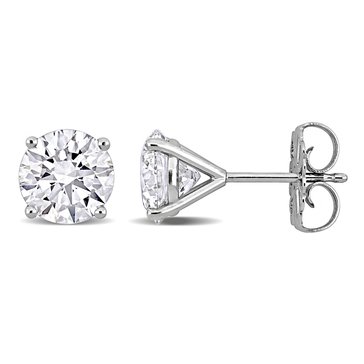 Created Forever 3 cttw Lab Grown Diamond Stud Earrings