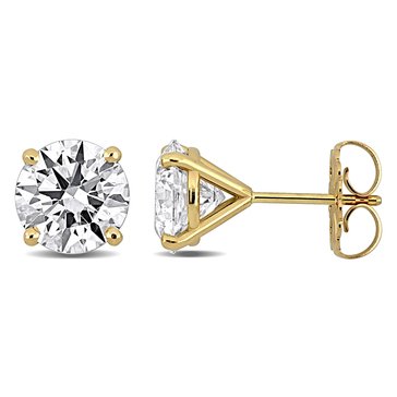 Created Forever 4 cttw Lab Grown Diamond Stud Earrings