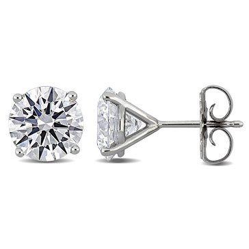 Created Forever 4 cttw Lab Grown Diamond Stud Earrings