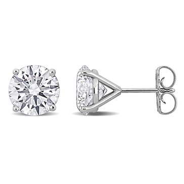 Created Forever 5 cttw Lab Grown Diamond Solitaire Stud Earrings