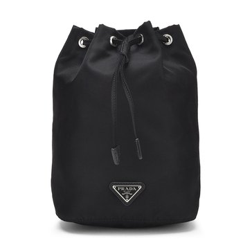 Prada Nylon Drawstring Pouch Bag