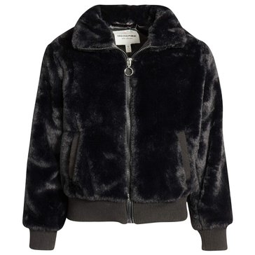 Urban Republic Little Girls' Faux Fur Bomber Jacket