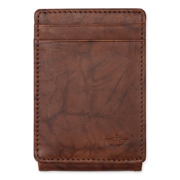 Dockers Men's Leather RFID Wide Magnetic Front Pocket Wallet