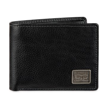 Levi's Men's Passcase With Bill Divider And Ornament Wallet 