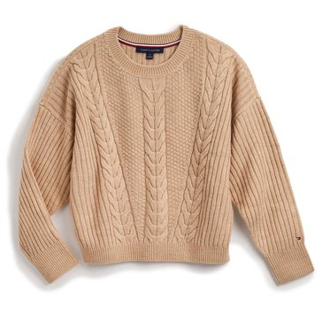 Tommy Hilfiger Women's Bobbi Travel Cable Sweater
