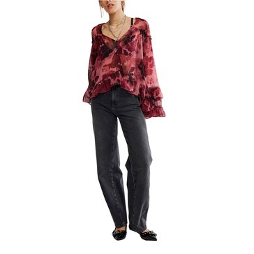 Free People Women's Dreaming Aming Blouse