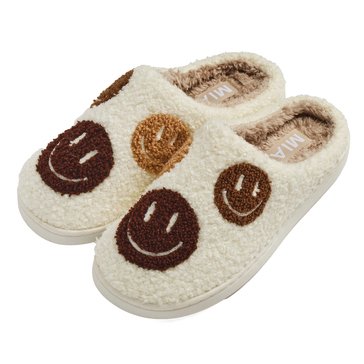 Mia Women's Cozi Smiley Slippers