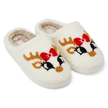 Mia Women's Cozi Reindeer Slippers