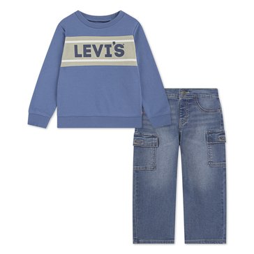 Levi's Toddler Boys' Stay Loose Cargo Pants Set