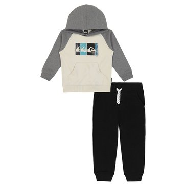 Quiksilver Toddler Boys' Raglan Hoodie and Jogger Set