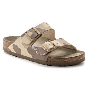 Birkenstock Women's Arizona Desert Soil Soft Footbed Birko-Flor Sandal, Narrow Fit
