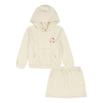 Roxy Toddler Girls' Hoodie and Skirt Set
