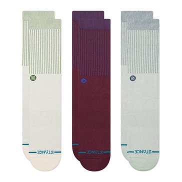Stance Men's Icon Pop Crew Socks, 3- Pack