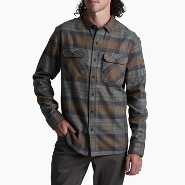 Kuhl Men's Rydr Mid-Weight Check Flannel Long Sleeve Shirt