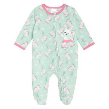 Koala Baby Newborn Girl Christmas Fleece Sleep-N-Play