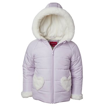 Wippette Infant Girls' Heart Puffer Jacket