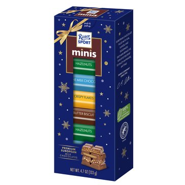 Ritter Sport Holiday Minis Holiday Tower, 8-Count