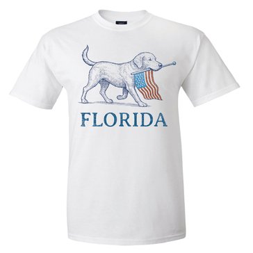 The Game Adult Florida The Dog Collection USA Flag Shirt