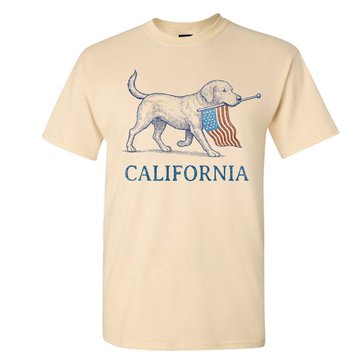 The Game Adult California The Dog Collection USA Flag Shirt