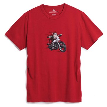Eight Bells Men's Motorcycle Santa Lounge Tee