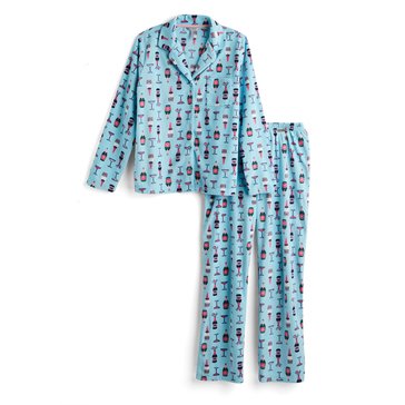 Peace Love & Dreams Women's Packaged Wine Notch Collar Set