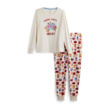 PLD Nation Women's Gingerbread Family Sleep Set